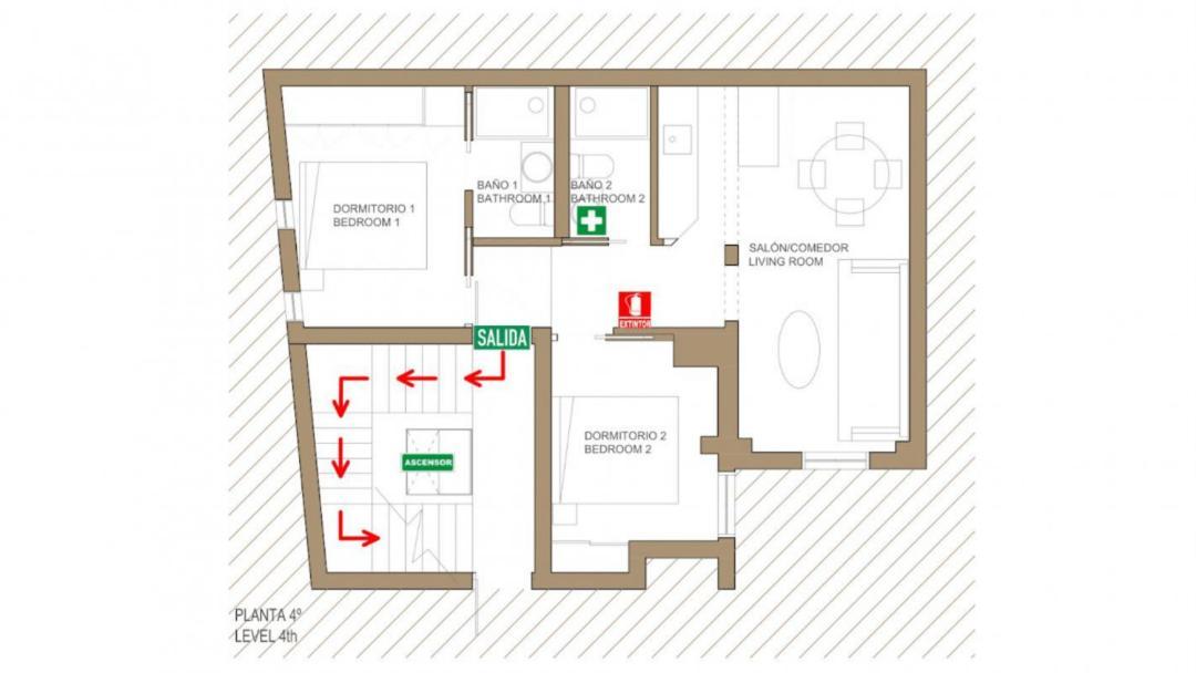 شقة Sophisticated Brand New Flat مدريد المظهر الخارجي الصورة